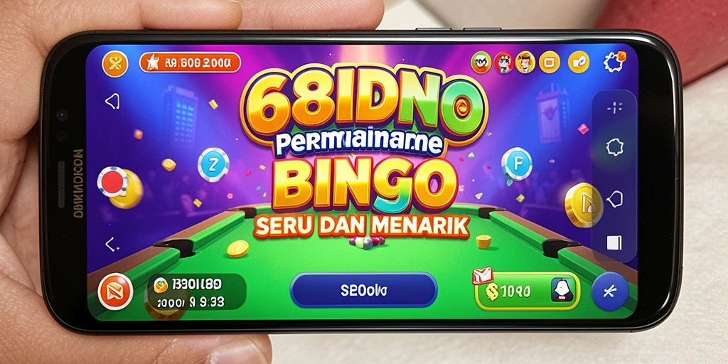 Tampilan gameplay Bingo di 68IDN yang seru dan interaktif.