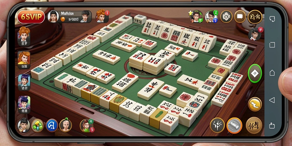 Tampilan permainan Mahjong yang mendebarkan dari 6SVIP.