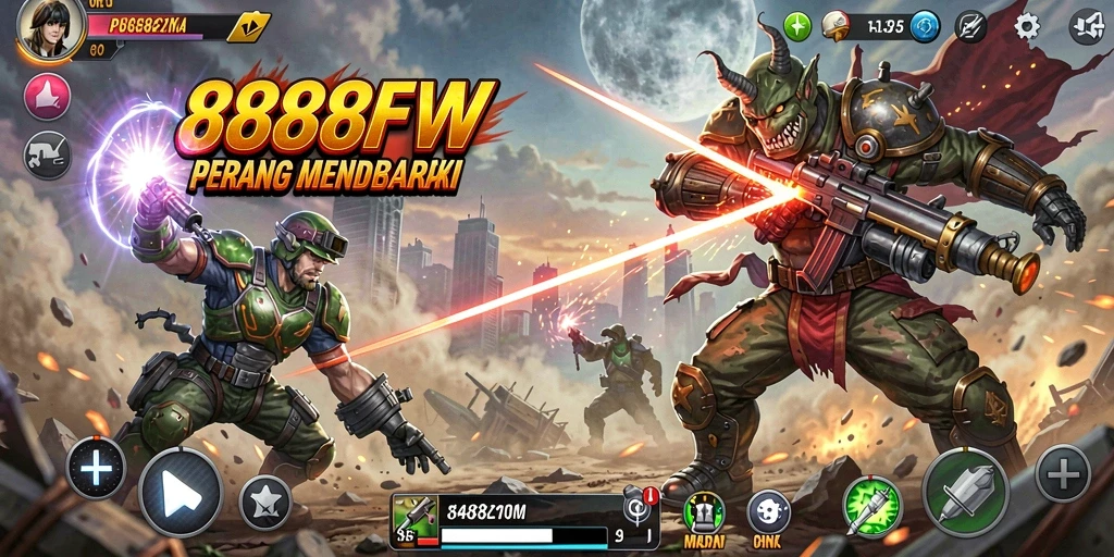 Tampilan gameplay 888FW dengan aksi yang mendebarkan dan grafis yang memukau.