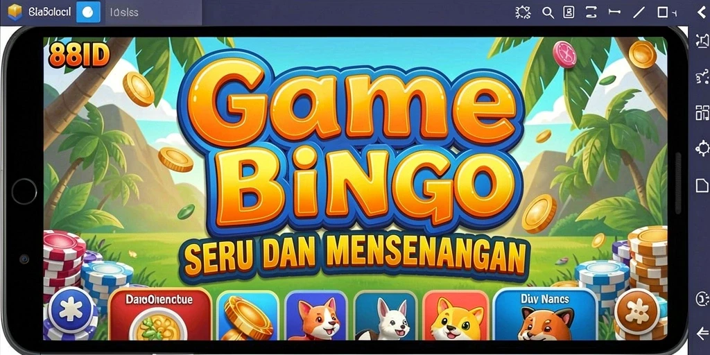 Tampilan gameplay Bingo yang seru di 88ID