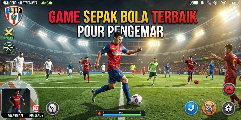 Gameplay menarik dari game sepak bola 99RP yang penuh aksi.