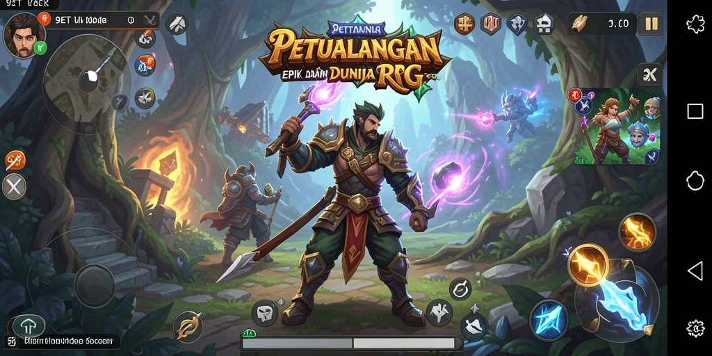 Tampilan menarik dari gameplay RPG 9ET yang penuh petualangan.