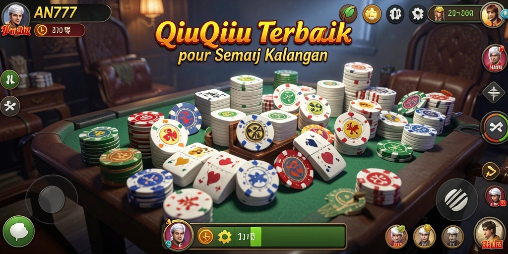 Gameplay QiuQiu yang seru dan kompetitif.