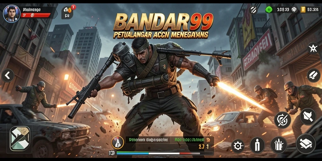 Tangkapan layar menampilkan aksi pertarungan epik di BANDAR99.