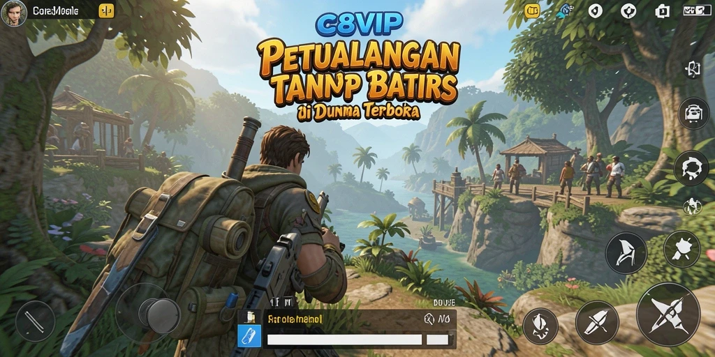 Gameplay C8VIP yang menampilkan petualangan di dunia terbuka yang menakjubkan.