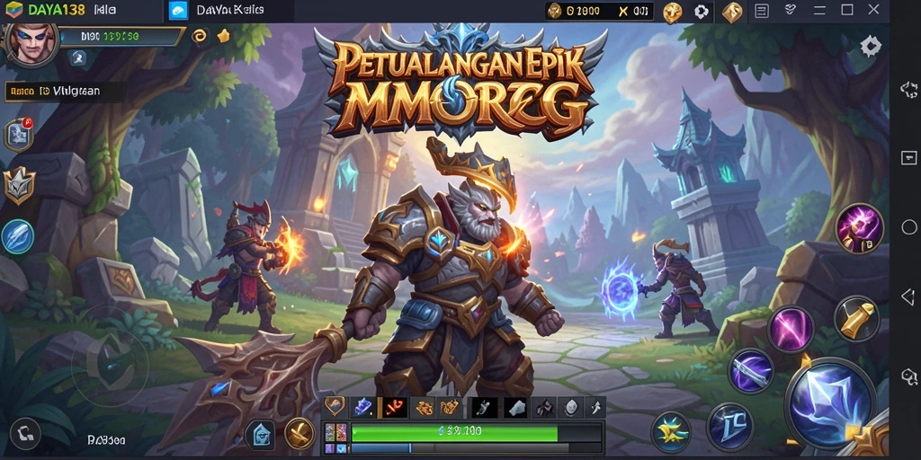 Gameplay seru di dunia MMORPG DAYA138 dengan grafis luar biasa.