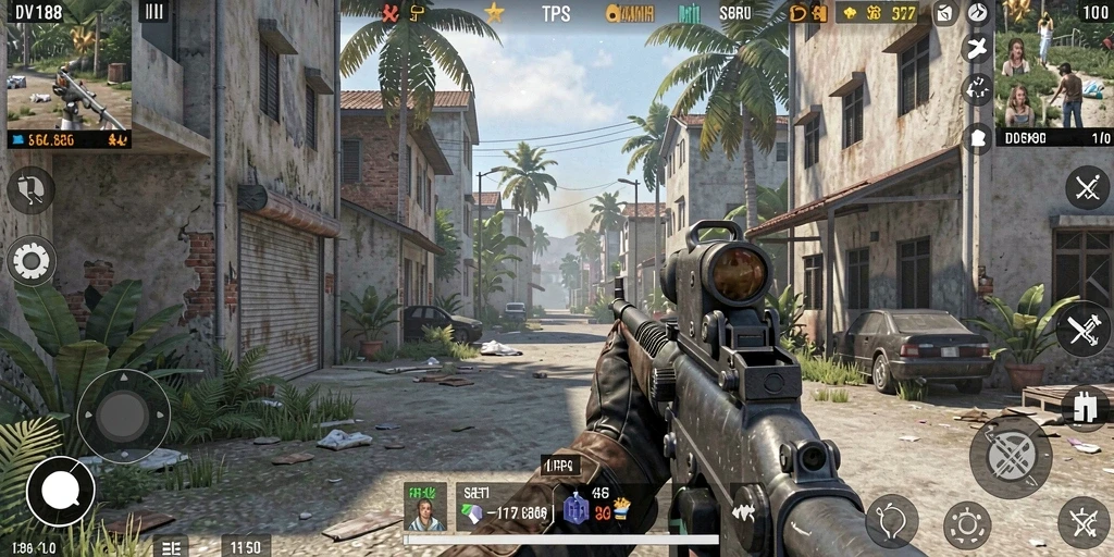 Tampilan gameplay seru dari DV188 yang menegangkan.