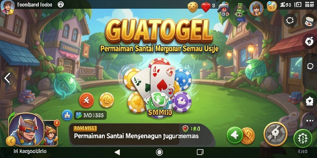 Tampilan gameplay seru dalam GUATOGEL yang membuat ketagihan.
