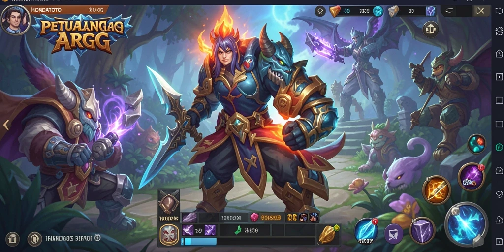 Tampilan gameplay HONDATOTO yang mendebarkan dalam dunia ARPG.