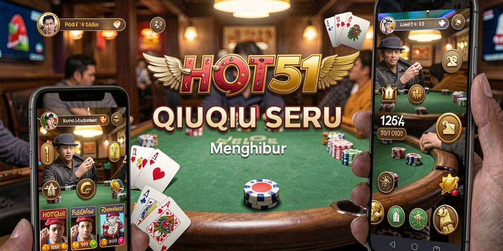 Gameplay QiuQiu yang seru dan kompetitif di HOT51.