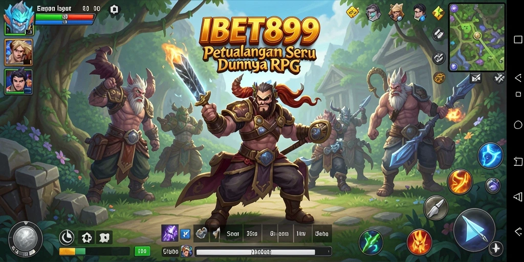 Gameplay menarik dalam dunia RPG penuh petualangan.