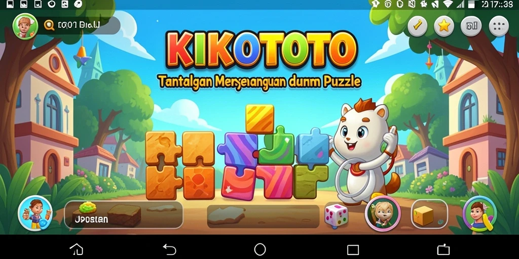 Screenshot gameplay KIKOTOTO yang menunjukkan tantangan menarik dalam permainan.