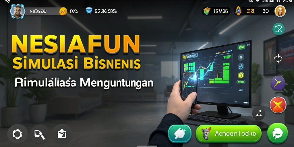Tampilan gameplay <strong>NESIAFUN</strong> yang menarik dan penuh strategi Tycoon.