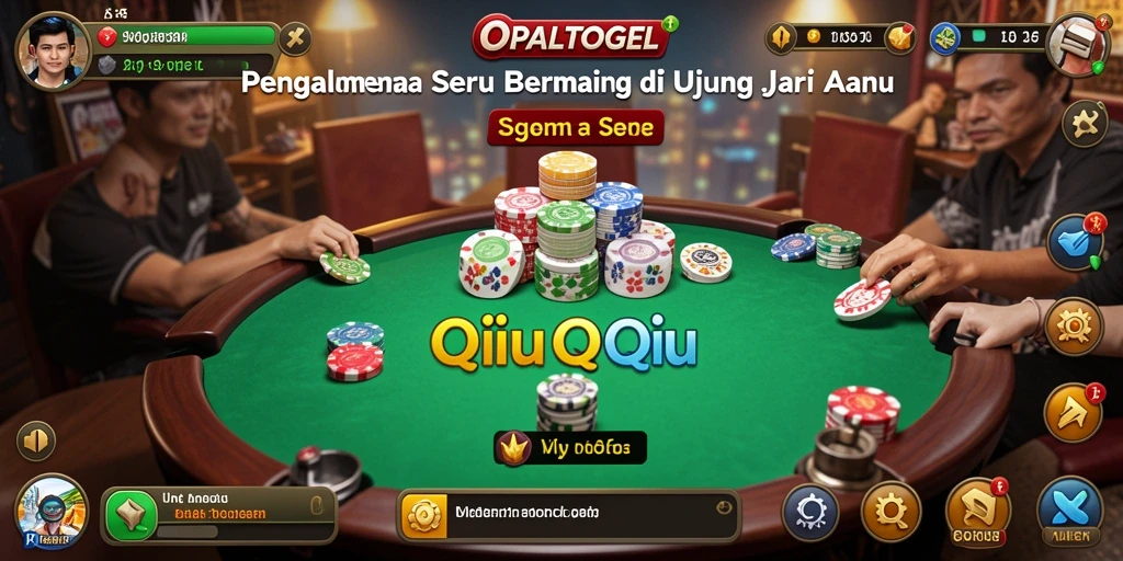 Tangkapan layar gameplay QiuQiu yang menarik dan menegangkan.