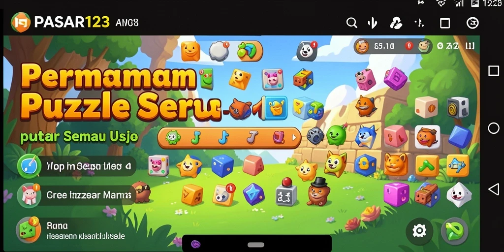 Tangkapan layar dari gameplay seru PASAR123 dengan desain yang menarik.