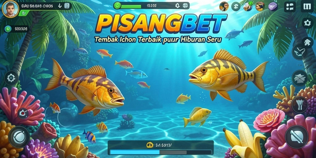 Tampilan menarik saat menembak ikan di PISANGBET.