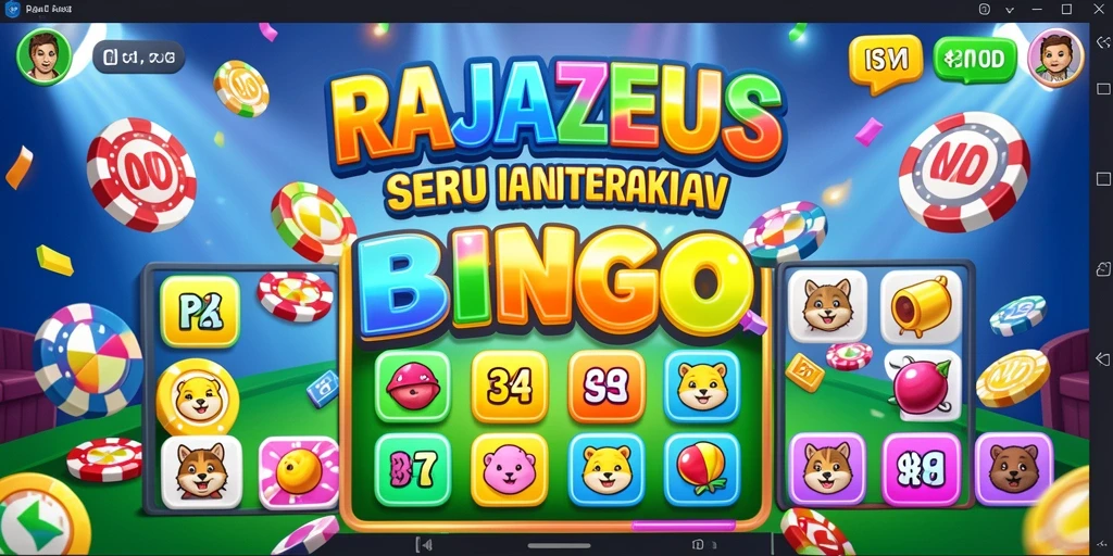 Tampilan menarik dari gameplay Bingo RAJAZEUS yang seru.