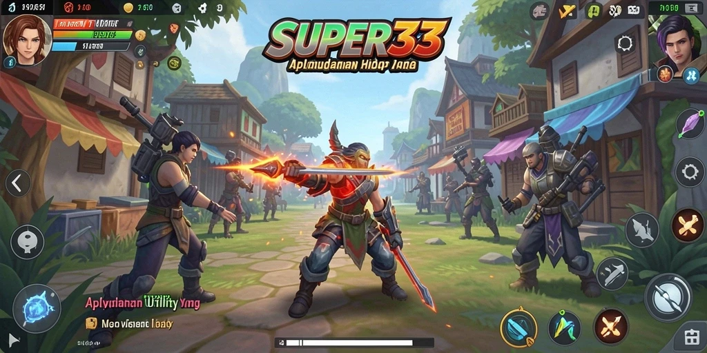 Tampilan antarmuka sederhana dan fungsional dari SUPER33.
