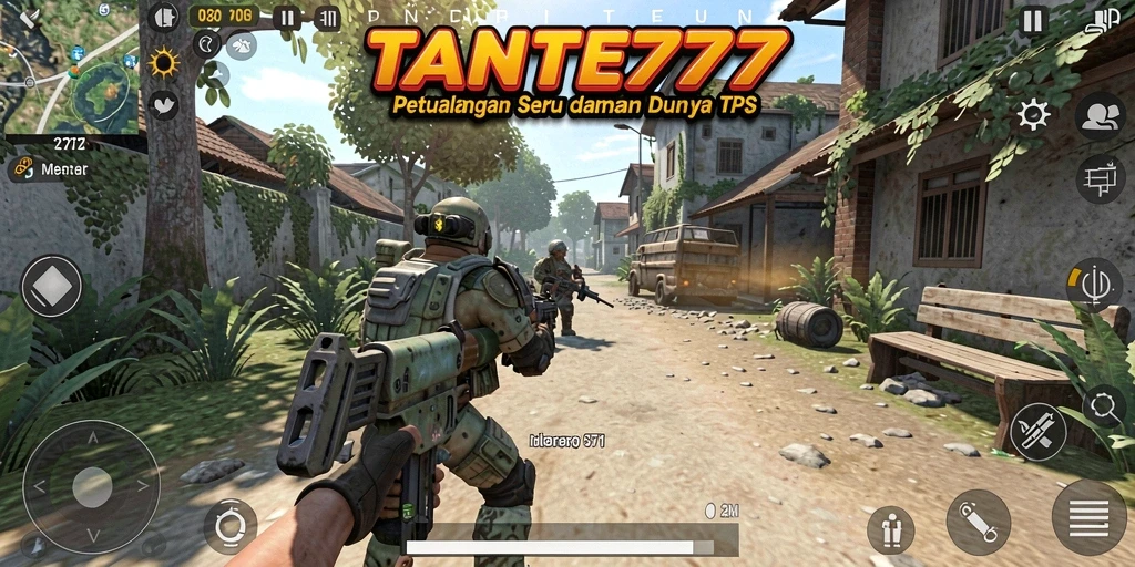 Tampilan menegangkan dari gameplay TANTE777 yang penuh aksi.