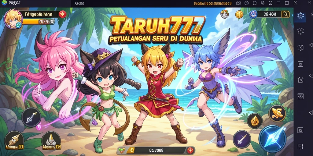 Tangkapan layar TARUH777 menampilkan karakter Anime dalam aksi yang mendebarkan.