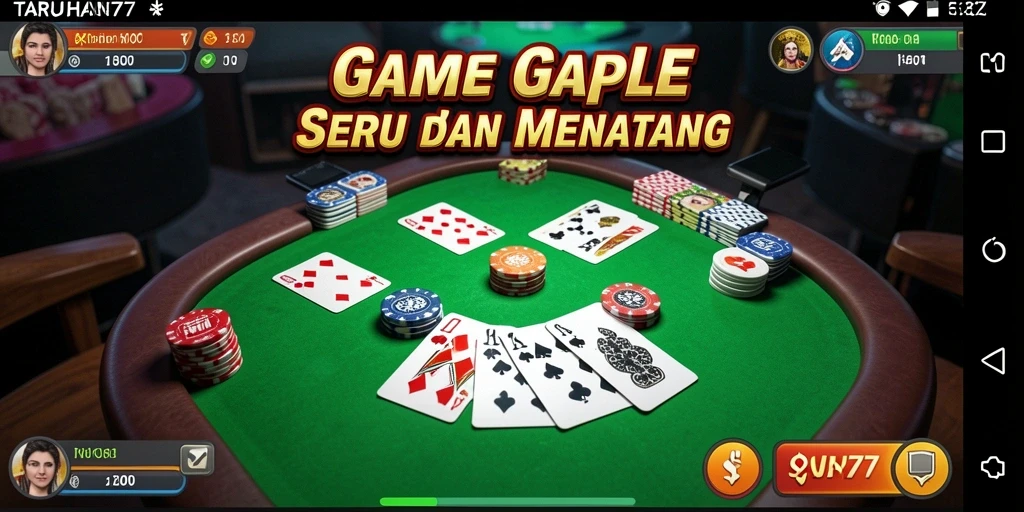 Tampilan gameplay seru dari TARUHAN77 yang memanjakan mata.