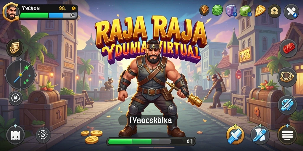 Tampilan gameplay V98 yang menarik dan interaktif.