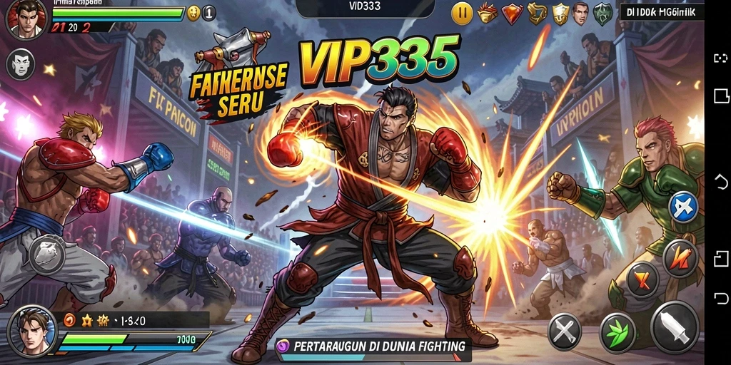 Screenshot gameplay <strong>VIP333</strong> yang menunjukkan pertarungan intens.
