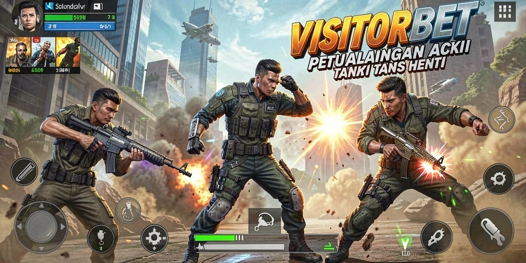 Tampilan gameplay dinamis dari VISITORBET yang menarik dan penuh aksi.